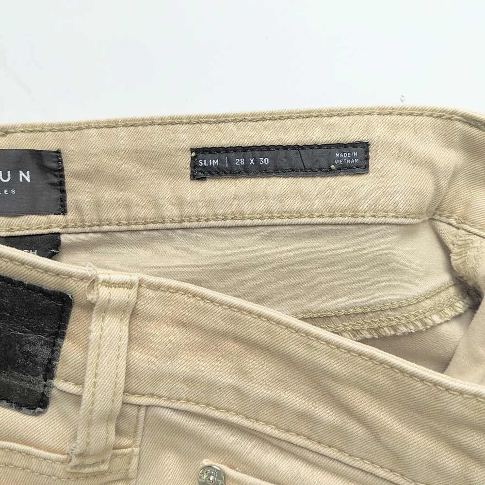 PacSun Men's Beige Slim Jeans